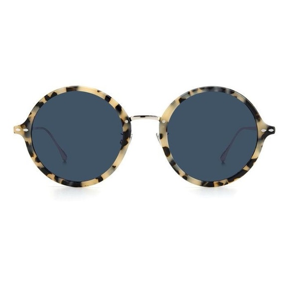 ISABEL MARANT Blonde Havana/Blue Round Sunglasses IM 0054/S - Picture 5 of 7